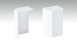 Testata autoadesiva per battiscopa F100201M Modern White 18 x 50 mm - 2pz.