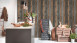 Carta da parati in vinile Best of Wood'n Stone 2a edizione A.S. Création muro in legno stile country beige marrone grigio 612