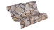 Carta da parati in vinile Best of Wood'n Stone 2a edizione A.S. Création muro in pietra beige marrone grigio 316