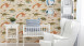 Ragazzi e ragazze 6 A.S. Création carta da parati per bambini dinosauri beige multicolore 331