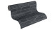 Carta da parati in vinile Best of Wood'n Stone 2a edizione A.S. Création muro in pietra grigio nero 833