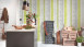Carta da parati in vinile Best of Wood'n Stone 2a edizione A.S. Création Modern Yellow Grey Green 251