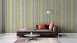 Carta da parati in vinile Best of Wood'n Stone 2a edizione A.S. Création Modern Yellow Grey Green 251