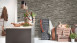 Carta da parati in vinile Best of Wood'n Stone 2a edizione A.S. Création muro in pietra grigio crema nero 331