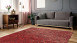tappeto planeo - finitura 100 rosso / oro