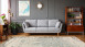 tappeto planeo - damasco 8067 grigio / menta