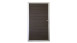 planeo Solid - porta universale in noce coex con telaio in alluminio