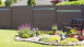 planeo Solid - pannello di design per recinzioni da giardino Glas15 Terra