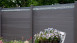 planeo Solid - pannello di design per recinzioni da giardino Alu15 grigio pietra coex