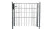 Luce universale per porte a 1 pannello zincata a caldo - L 1090 mm